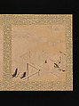 Albums of scenes from The Tale of Genji, Tosa Mitsunori (Japanese, 1583–1638), Two albums of thirty leaves; ink, red pigment, and gold on paper, Japan