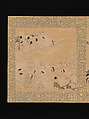 Albums of scenes from The Tale of Genji, Tosa Mitsunori (Japanese, 1583–1638), Two albums of thirty leaves; ink, red pigment, and gold on paper, Japan