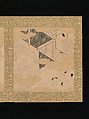 Albums of scenes from The Tale of Genji, Tosa Mitsunori (Japanese, 1583–1638), Two albums of thirty leaves; ink, red pigment, and gold on paper, Japan