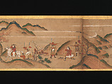 Illustrated Legends of the Origins of the Kumano Shrines, Set of three handscrolls; ink and color on paper, Japan