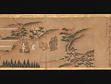 Illustrated Legends of the Origins of the Kumano Shrines, Set of three handscrolls; ink and color on paper, Japan