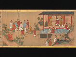 Illustrated Legends of the Origins of the Kumano Shrines, Set of three handscrolls; ink and color on paper, Japan