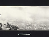 Viewing the Tide, Yang Yongliang (Chinese, born 1980), Handscroll; inkjet print of a digital photographic collage on xuan paper, China