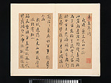 Poems from the Pavilion of Fundamental Truth (Zhenyi Ting), Zhou Lianggong (Chinese, 1612–1672), Album of twenty-eight leaves; ink on paper, China