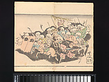 Kyōsai’s Pictures of One Hundred Demons, Kawanabe Kyōsai 河鍋暁斎 (Japanese, 1831–1889), Woodblock printed book (orihon, accordion-style binding); ink and color on paper, Japan
