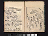 A Beginner’s Pictorial Encyclopedia of Natural History, Tachibana Morikuni (Japanese, 1679–1748), Three volumes of woodblock printed books (Japanese-style binding); ink on paper , Japan