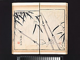 “Bamboo” section, from the Mustard Seed Garden Manual of Painting, Wang Gai (Chinese, 1645–1710), Woodblock-printed book; ink and color on paper, China