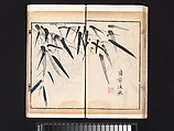 “Bamboo” section, from the Mustard Seed Garden Manual of Painting, Wang Gai (Chinese, 1645–1710), Woodblock-printed book; ink and color on paper, China