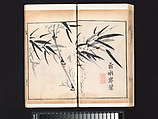 “Bamboo” section, from the Mustard Seed Garden Manual of Painting, Wang Gai (Chinese, 1645–1710), Woodblock-printed book; ink and color on paper, China