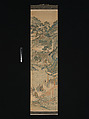 Mythical landscape with immortals, Unidentified artist Chinese, 18th century, Silk tapestry (kesi) with sections of hand-painted ink and color, China