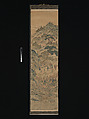 Mythical landscape with immortals, Unidentified artist Chinese, 18th century, Silk tapestry (kesi) with sections of hand-painted ink and color, China