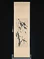 Bamboo in the Wind, Taihō Shōkon (1691–1774), Hanging scroll; ink on paper, Japan