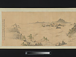 Reminiscence of Jinling, Wang Gai (Chinese, 1645–1710), Handscroll; ink and color on silk, China