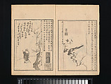 Collection of Japanese 
Paintings, Tani Bunchō (Japanese, 1763–1840), Eight woodblock printed books; ink and color on paper, Japan