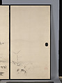 Puppies in the Snow, Nagasawa Rosetsu 長澤蘆雪 (Japanese, 1754–1799), Set of four sliding panels mounted as a pair of two-panel screens; ink and color on paper, Japan