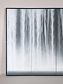 Shrine of the Water God (Suijingū), Hiroshi Senju (Japanese, born 1958), Pair of six-panel folding screens; natural pigments on Japanese mulberry paper, Japan