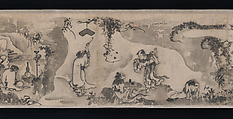 Merry Gatherings in the Magic Jar, Gong Kai (Chinese, 1222–after 1304), Handscroll; ink on paper, China
