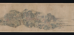 Hall of Harmony and Joy, Unidentified artist, Handscroll; ink and color on paper, China