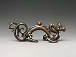 Brush rest in the shape of a dragon, Copper alloy, China