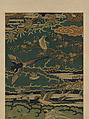 Birds among flowering branches against clouds, Silk tapestry (kesi), China