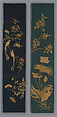 Panel with egret, lotus, and blossoming tree branch, Silk tapestry (kesi), China