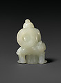 Figure of a fisherman, Jade (nephrite), China