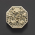 Belt plaque, Jade (nephrite), China