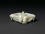 Water vessel in the shape of a marriage cup, Jade (nephrite), China