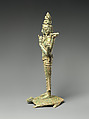 Brahma Standing on a Turtle Surrounded by the Four Lokapalas, Guardians of the Cardinal Directions, Bronze, Sri Lanka