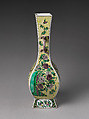 Vase in Form of Archaic Bronze, Porcelain painted with colored enamels over transparent glaze (Jingdezhen ware), China