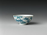 Cup with Bamboo, Porcelain painted with colored enamels over transparent glaze (Jingdezhen ware), China