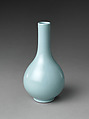 Vase, Porcelain with celadon glaze (Jingdezhen ware), China