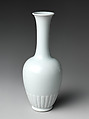 Vase, Porcelain with light blue glaze (Jingdezhen ware), China