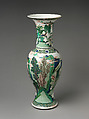 Vase with Women’s Activities, Porcelain painted with colored enamels over transparent glaze (Jingdezhen ware), China