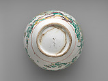 Jar with Mythical Qilin (Kirin) and Chrysanthemums, Stoneware painted with colored enamels over transparent glaze (Hizen ware), Japan