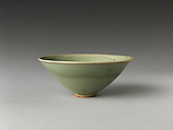 Bowl with Plum Blossom and Crescent Moon, Porcelain with incised decoration under celadon glaze (Longquan ware), China