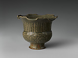 Jar with Peony Scroll, Stoneware with carved decoration under celadon glaze (Yaozhou ware), China