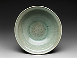 Bowl with Lotus, Stoneware with incised decoration under celadon glaze (Si Satchanalai ware), Thailand