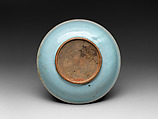 Plate, Pottery (Jun ware, possibly Guan ware), China