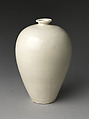Vase, Stoneware with white glaze (Cizhou ware), China
