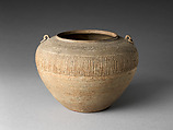 Jar (Guan), Stoneware with impressed and carved decoration, China