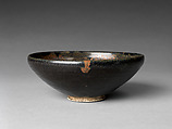 Bowl with “Oil-Spot” Design, Stoneware with iron-oxide slip and glaze (Cizhou-type ware), China