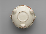 Clove Boiler, Stoneware with polychrome enamels and gold over finely crackled glaze (Satsuma ware), Japan
