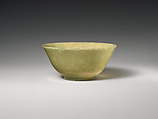 Bowl, Jadeite, greenish yellow, China