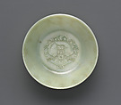 Bowl, Nephrite, white with greenish tint, China
