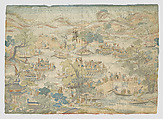 Dragon-boat festival performance, Unidentified artist Chinese, Silk and metal thread tapestry (kesi), China