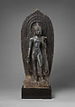 Standing Buddha, Black stone, Nepal