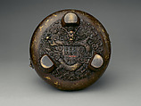 Incense burner, Copper alloy, parcel gilding, China