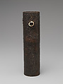 Hanging Vase, Iron inlaid with copper, silver and copper alloys (shibuichi), gilded accents, Japan