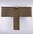 Noh Costume (Kariginu), Twill-weave silk with supplementary weft patterning, Japan